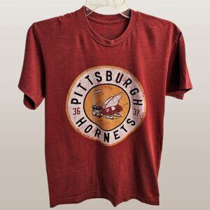 Steel City Pittsburgh Hornets Logo Hockey T-Shirt Unisex Size SMALL